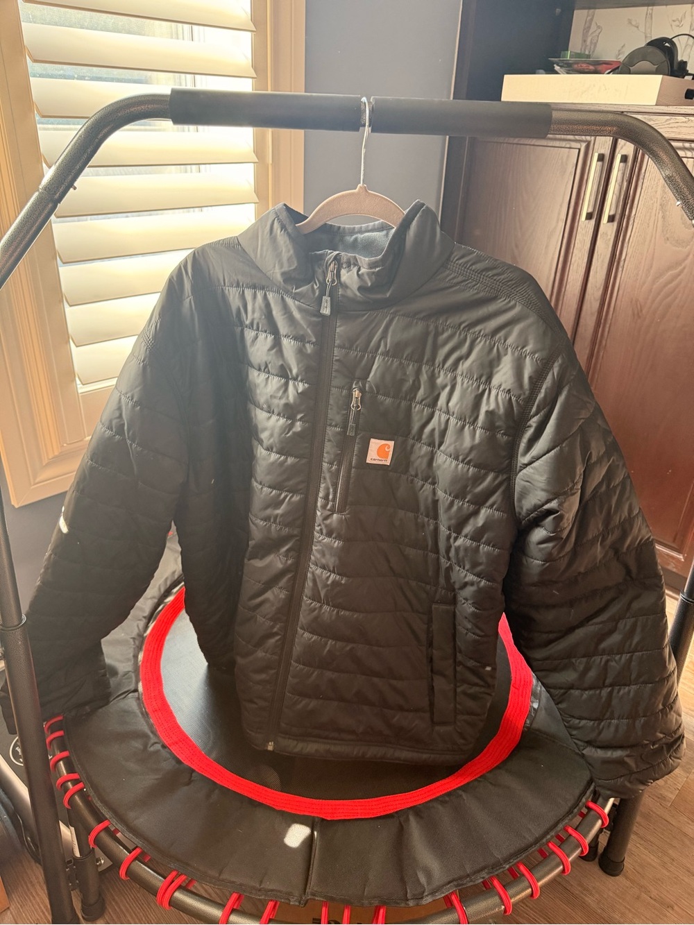 Carhartt Black Quilted Men's Puffer Jacket